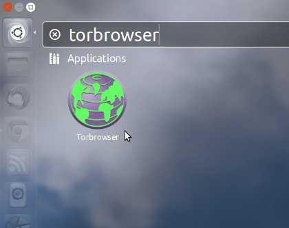 TOR browser icon in Unity launcher